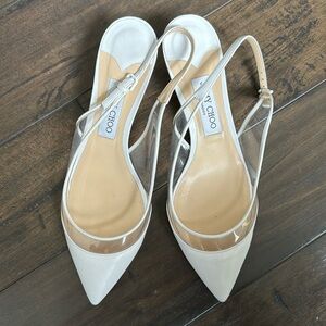 Never worn Jimmy Choo Slingback